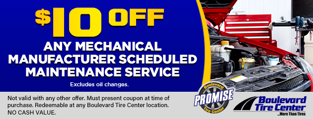 $10 Off Any Mechanical Manufacturer Scheduled Maintenance Service