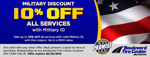 10% Military Discount 